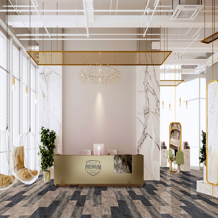 THẢM TRẢI SÀN VĂN PHÒNG TRENCO COLORCLOUD PLANK